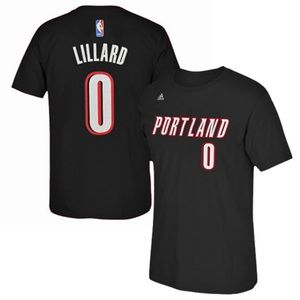 Portland Trailblazers Black Tee - Dame Lillard!